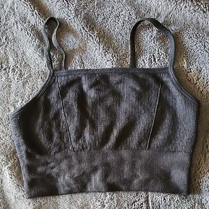 Fabletics Ribbed Black Bralette – Size S EUC